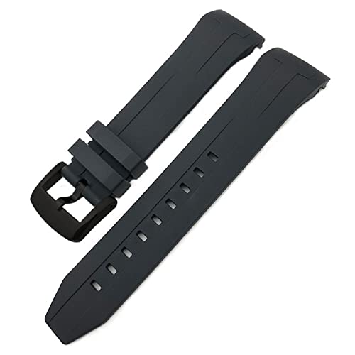 Bracelet montre plongée silicone 22 mm anti transpirant pour T120417