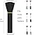 Patio Heater Covers with Reflective Strips, Waterproof, Dustproof,Fits for East Oak/Fire Sense/Hampton Bay Outdoor Garden Standing Heater, Black,89'' Height x 33" Dome x 19" Base