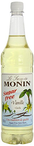 Monin Syrup Vanilla Sugar Free 1ltr and Pump