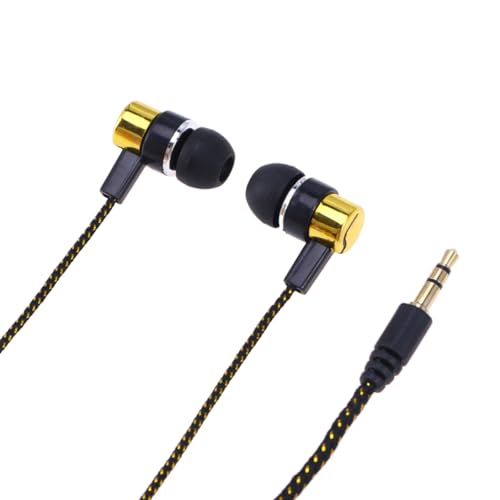 Angoily Comfortable in-Ear Headphones Subwoofer Jack Noise Reduction for Earphones