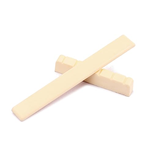 CIMAXIC Classical Guitar Accessory Guitar Saddle and Nut Set Yellow Gl701 Easy Random Style