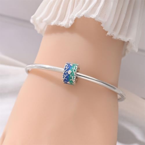 Image of 925 Sterling Silver Charms,Hypoallergenic Beads,Compatible with Pandora Bracelets and Necklaces,Women Holiday Gift Pendants