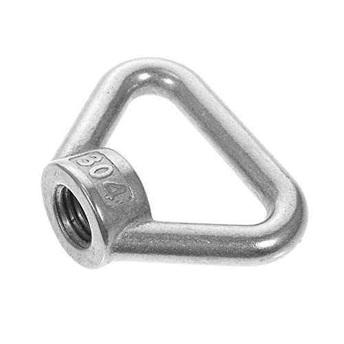 MUSISALY 304 Stainless Steel Nut Fastener Ring Eye for Heavy Duty Lifting Eye Nut