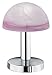 Produktbild Trio-Leuchten 599000106 Tischleuchte in Chrom, Touch-Me-Funktion(4-fach schaltbar, 3 Helligskeitsstufen), Glas alabasterfarbig purple, exklusive 1xE14 max. 40W, Höhe 21 cm