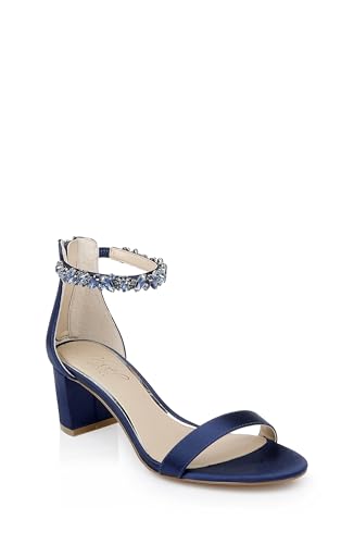 Jewel Badgley Mischka Catalina Open Toe Block Heel