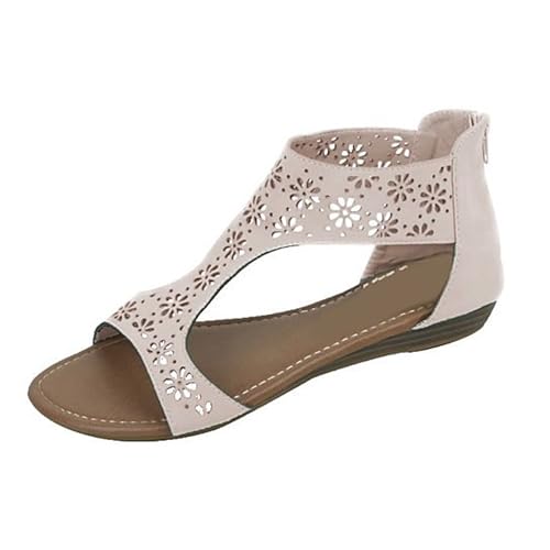 Crazy Daisies Summer Sandals[ 6 Cream ]