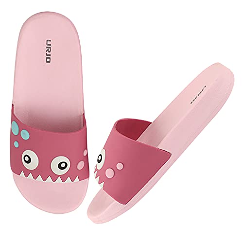 Image of URJO Kids's Sliders /Slippers Lightweight Super Flexible Arch Support Durable Anti Skid & Stylish Dailywear Sliders /Slippers for Boy's & Girl's