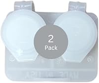 Vista 1 de Deep Well Flip-top Clear Estuches para lentes de contacto (2)