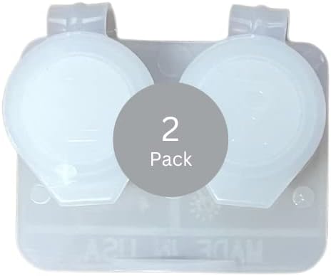 Deep Well Flip-top Clear Estuches para lentes de contacto (2)