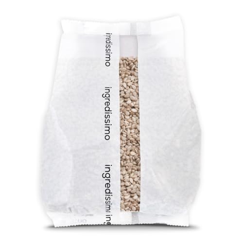 Ingredíssimo - Semillas Sésamo Natural Integral 1kg | Alto en Fibra, Calcio y Proteínas | Vegano, Gomasio y Panes