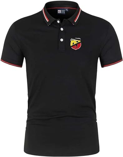 Polo De Golf para Hombres Y Mujeres AB.Ar_TH Servicio Camiseta Casual De Manga Corta con Solapa Camisa Cultural Camiseta Simple,L,G
