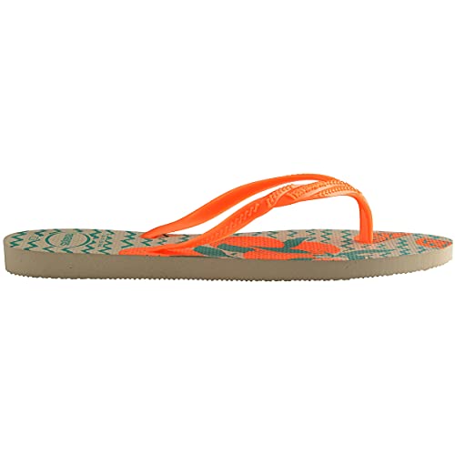 Chinelo Fantasia Style, Havaianas, Feminino, Areia, 37/38