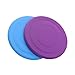 Compatible for Pet Dog Flying Disc Toys Soft Non-Slip Game Saucer Puppy Interactive Trainning and Playing Chase Pets Supplies(Blue)
