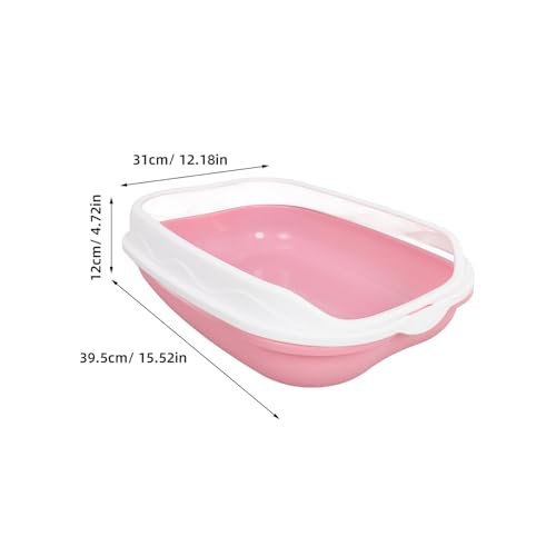Arenero semi cerrado VILLCASE para gatos pequeños y gatitos miniatura 2
