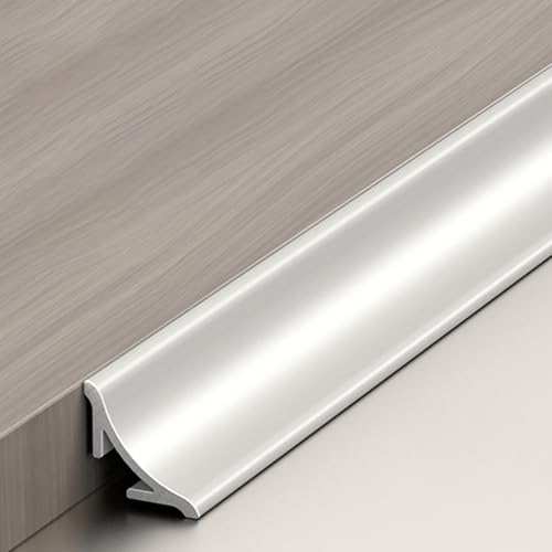 アルミニウム 内角装飾縁取りストリップ 3×100cm 壁用コーナーモールディング 隙間ガード 耐久性強化 施工簡単 防水 防腐 防錆 巾木 廻り縁 壁面保護 家庭 オフィス向け DIYにも対応(カラー 5,30mm)