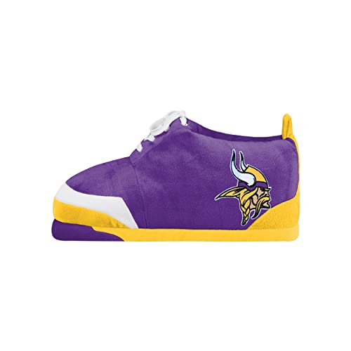 Image of FOCO Mens NFL Team Logo Plush Oversized Sneaker Slippers