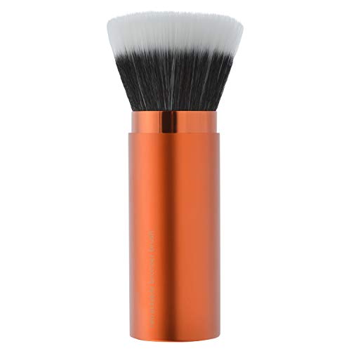 Pincel de Bronzer Retrátil com Cerda Retilíneas, Amarelo, Real Techniques