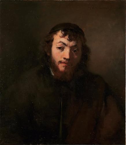 Affiche Rembrandt Graffiti 60x90cm - Poster Buste d'un jeune juif