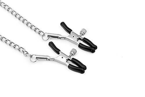 Nipple Clamps With Choker Set Nipple Clips Chain Clamps For Women Chokers For Women Nipple Non Piercing Bells #TOP4
