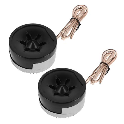 Ipetboom 1 Pair High Efficiency Mini Dome Tweeters Speakers for Car Audio System Enhance Sound Clarity Easy External Installation Compatibility for Vehicles Durable Build Quality Black