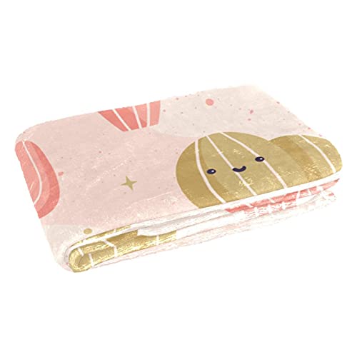 Couverture chaude imprimée cactus plaid doux lit et canapé transportable - 3