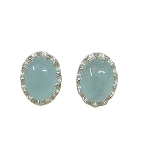 Boucles d'oreilles aigue-marine en argent 925 le cadeau d'anniversaire idéal pour elle