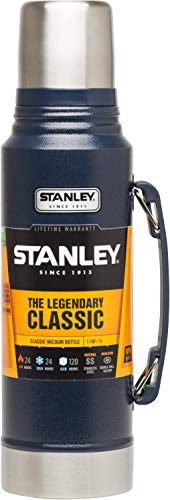 Stanley Legendary Classic Vakuum-Thermoskanne, 1 Liter, 18/8 Stainless Edelstahl, Integrierter Thermobecher, Doppelwandige Isolierung Isolierflasche Stanley Legendary Classic Vakuum-Thermoskanne, 1 Liter, 18/8 Stainless Edelstahl, Integrierter Thermobecher, Doppelwandige Isolierung Isolierflasche