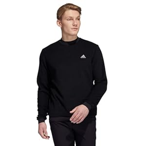 Adidas Golf Mens Core Crew Neck Sweater – Black – XS