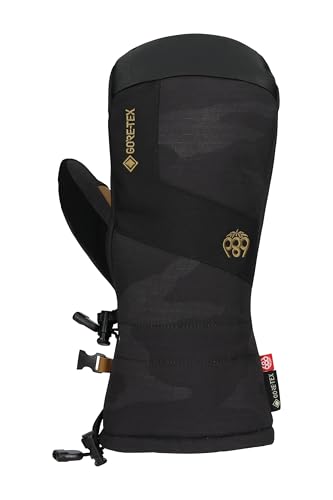 686 Men's Gore-TEX Linear Mitt - 3L Softshell Fabric with Micro Tricot Lining -...