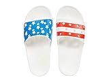 Crocs Classic ll Slide - Seasonal Graphics White/Multi Usa Men's 8, Women's 10 Medium