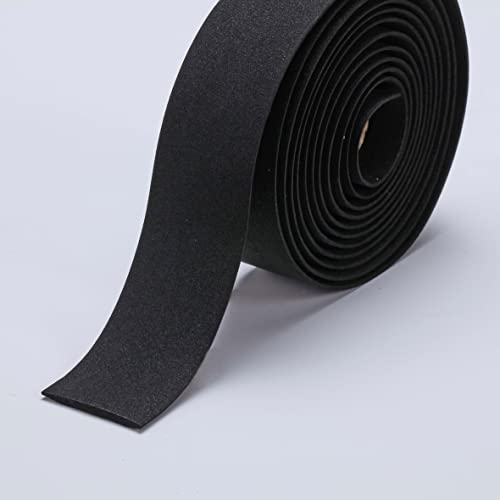 BBB Cycling, RaceRibbon, Bike Handlebar Tape, Foam Grip, Road, Urban, MTB Bicycles, Non-Slip, Includes Handlebar Plugs, BHT-01, Black, One Size