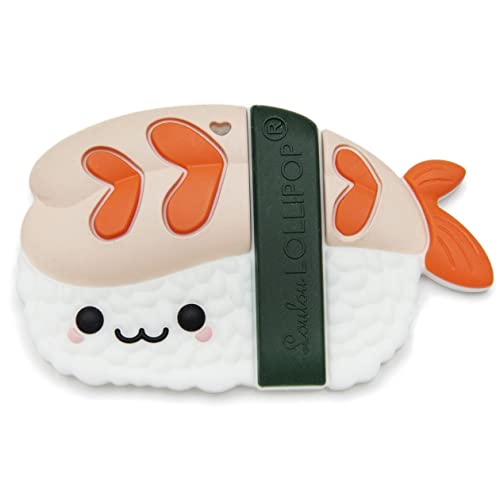 Image of Silicone Teether – Food-Grade, BPA-Free Teething Relief Toy for Babies – Safe, Durable & Easy-to-Hold Infant Teether – Textured Sensory Toy for Soothing Sore Gums - EBI Sushi