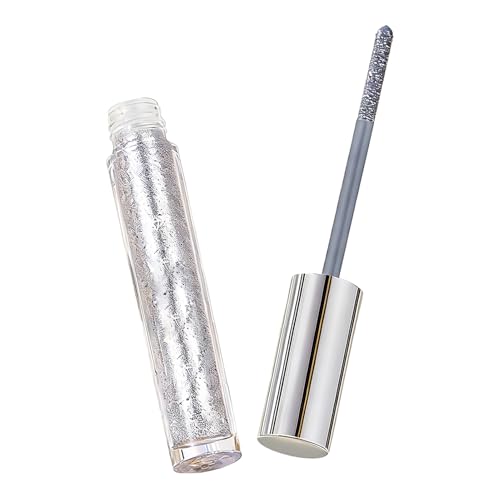 Máscara de ojos brillante: potenciador de pestañas resistente al agua con purpurina, maquillaje de pestañas con lentejuelas, máscara de larga duración, accesorio para ojos glamoroso | Glitter Lash
