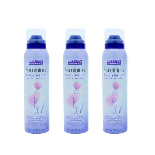 Beauty Formulas Feminine Intimate Deodorant 150ml Pack of 3