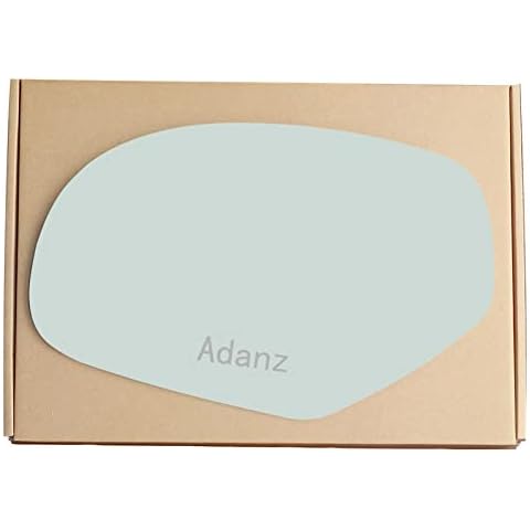 Adanz Side Mirror Replacement Glass fit for Chevrolet Avalanche Chevy Silverado GMC Sierra 1500 2500 3500 Suburban Tahoe Yukon Escalade Driver Left Side LH Flat Non heated, Including Adhesive Pads Cover