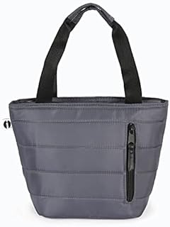 ITAVL Insulated Lunch Bag for Adults/Women/Kids, Portable Soft Cooler Bag,Reusable Lunch Tote Bag for Work/School/Picnic, 8 Cans (Slate Grey)