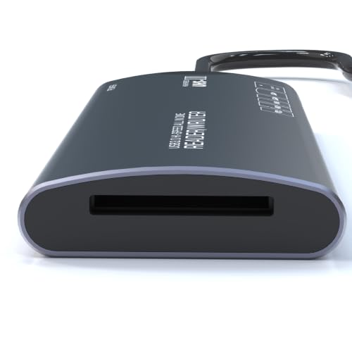 Image of SWOFY USB 3.0 Card Reader 6 in 1 Adapter Hub- Plug & Play, Compatible with Apple & Windows, Supports SD, Micro SD, MS,M2,XD,CF Cards for Windows, Mac, Android, SWOFY MP3 Player,Camera