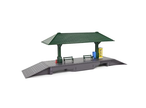 HO Scale 1:87 Model Trains Station Platform for Model Railway Scenery ZTHO01 (Painted)
