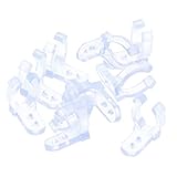 Tofficu 50 Stück Transparente LED Rope Light Clips Robustem PVC für Rundrohr Langlebige...