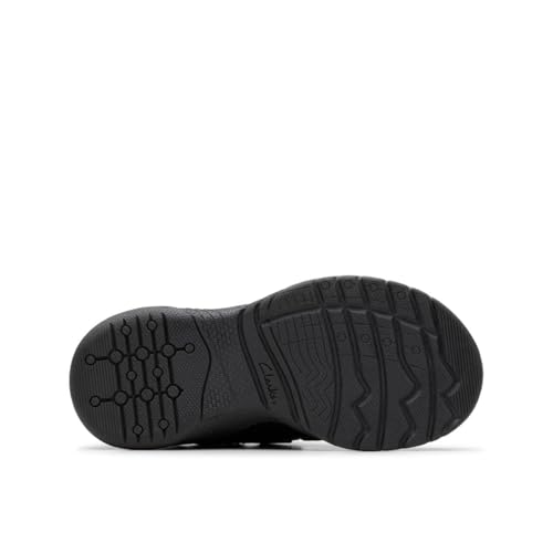 Clarks Feathershine K Basket Garçon en Cuir Premium Finition Artisanale