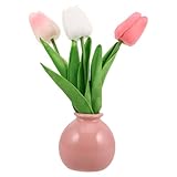 Amélioration de la décoration intérieure : apporte une touche de nature et de romantisme à votre décoration intérieure, fleur de décoration de bureau, pot de fleurs artificielles