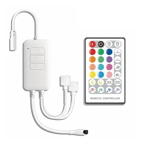 Boîtier contrôle LED RGB double charge DC5-24V pour bande lumineuse