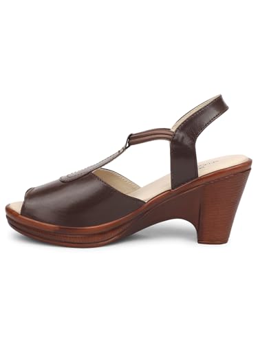 Image of Liberty Senorita AGL 114P Casual Wedge Heel Sandal For Women With PVC Sole | Stylish and Comfortable | Durable Summer Footwear for Outdoor Indoor | Ideal for Everyday Wear
