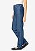 Woman Within Plus Size Perfect All-Cotton Back-Elastic Denim Jeans - 18 W, Medium Stonewash