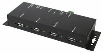 Coolgear CoolGear USB 2.0 Over IP Network 4-Port Hub, Share any USB Device Over TCP/IP Network