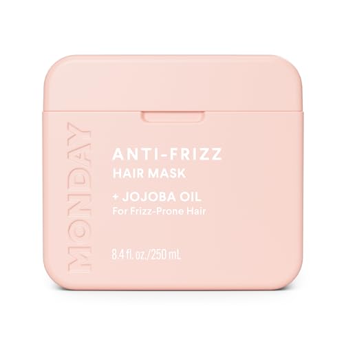 MONDAY HAIRCARE ANTI-FRIZZ Hair Mask with Jojoba, Shea Butter, Almond & Coconut Oil for Frizz-Prone Hair 250 mL