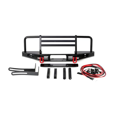 Pare-chocs avant aluminium RC 1/10e anti-choc pour châssis Axial SCX10 et PRO
