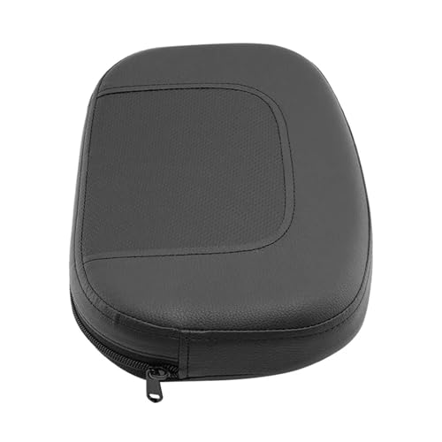 Appui-dos passager moto universel coussin de sissy bar noir en PU pour Suzuki