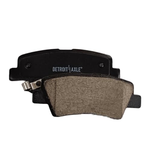 Image of Detroit Axle - Rear Brake Pads for Hyundai Elantra Coupe GT Accent Ioniq