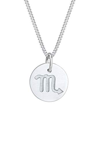 Preisvergleich Produktbild Elli Halskette Sternzeichen Skorpion Astro Symbol Matt 925 Silber